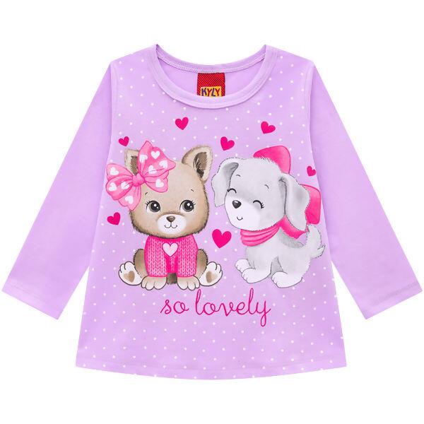  Blusa Feminina Manga Longa "So Lovely" KYLY | 207600