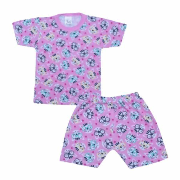 Pijama Curto Estampado 10 ao 14 Mafessoni |  558183