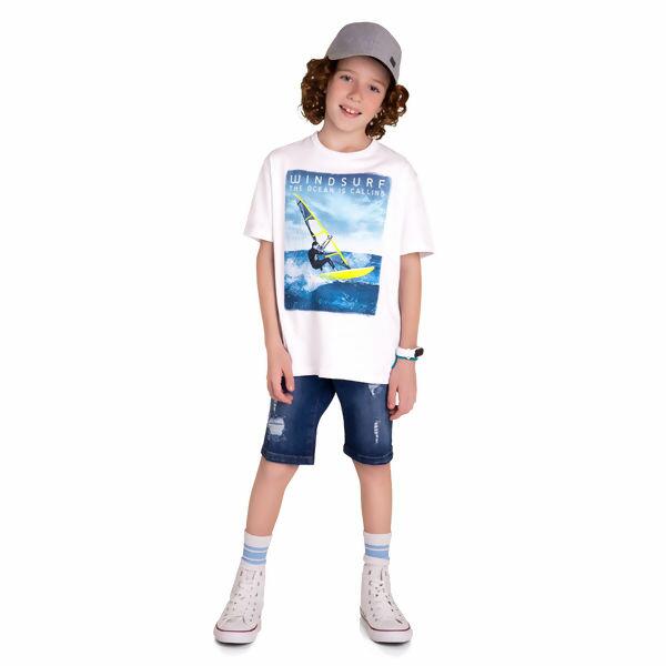 111886 Camiseta Masculina  WINDSURF 10 ao 16  Kyly