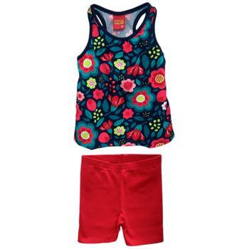 Conjunto Feminino Regata Floral   2     Kyly   |  KCONJMASC